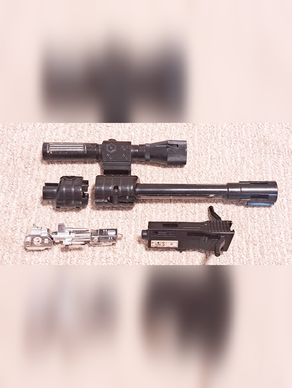 Accessories for a  (G1) Megatron action figure